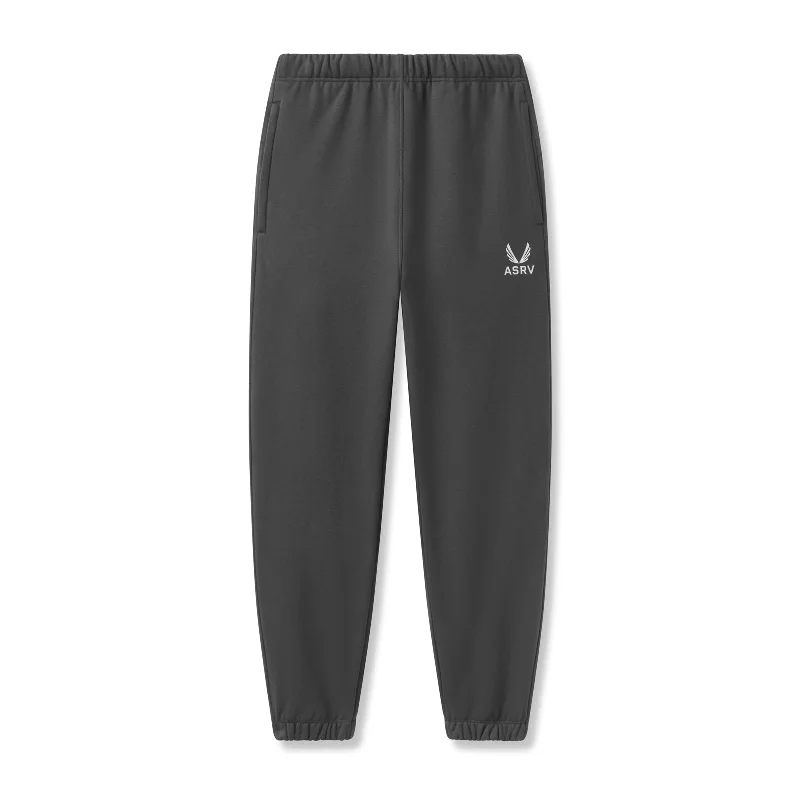 0655. Tech-Terry™ Oversized Sweats - Space Grey ""Emblem""