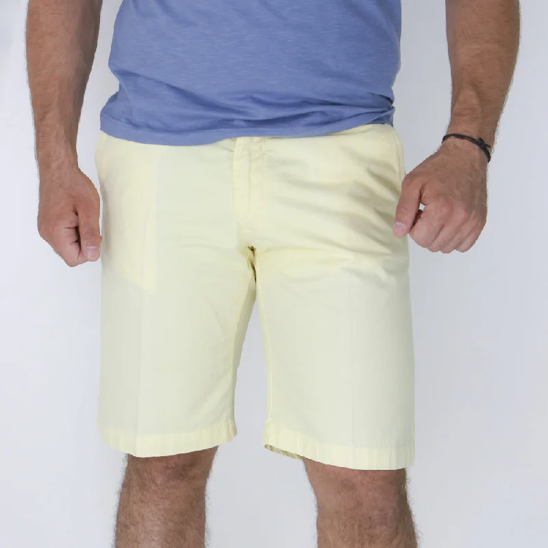 Men's Plain Classic-Fit Short,Yellow