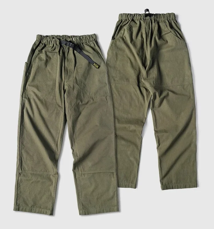 Double Knee Canvas Climbing Pants - Men's Cargo Hiking Pants