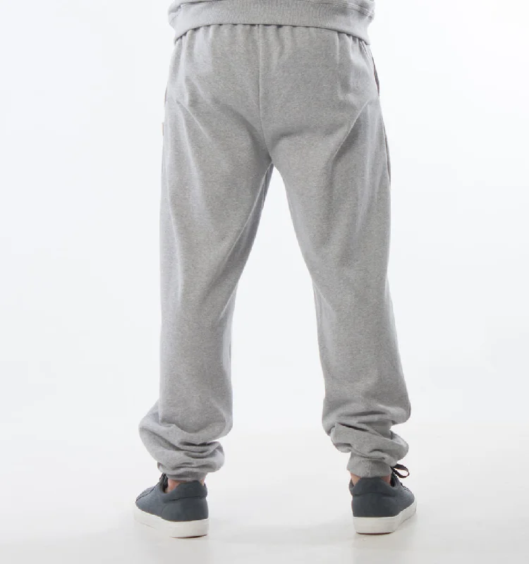 SLANT POCKET TRACKPANTS – GREY MELANGE