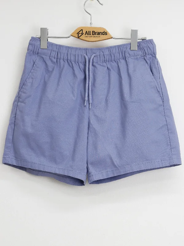 Men's Pull On Short,Light Blue