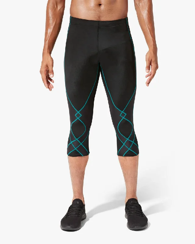 Stabilyx Joint Support 3/4 Compression Tight: Men's Black/Deep Lake