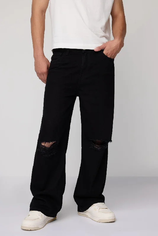 Wide Fit Ash Wash Jeans