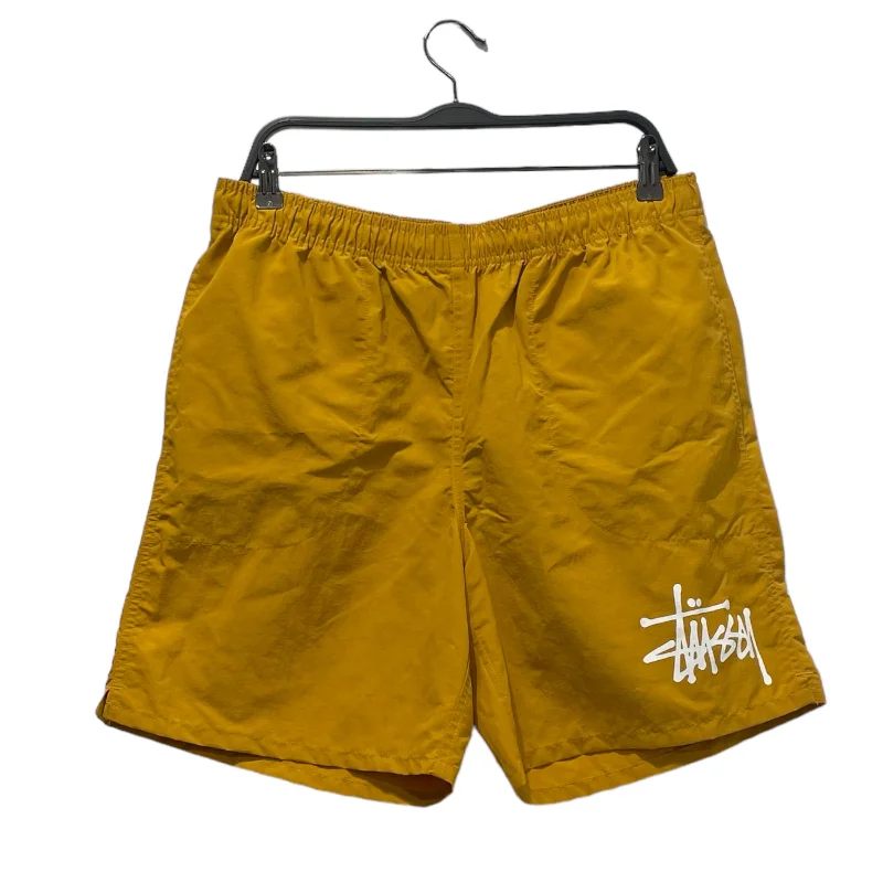 STUSSY/Shorts/M/Nylon/CML/LEG LOGO