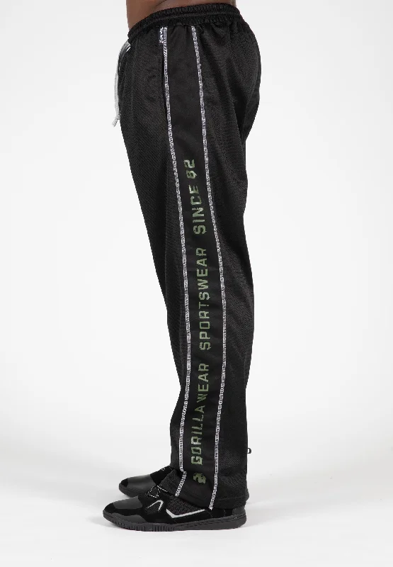 Functional Mesh Pants - Black/Green