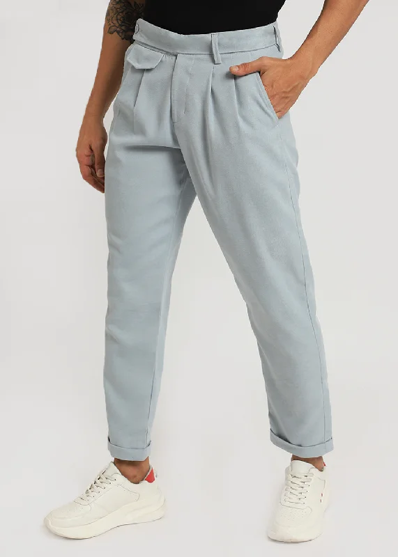 Ice Blue Korean Trouser