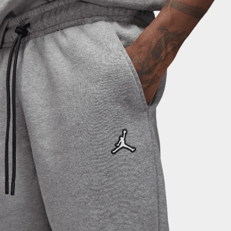 Jordan Essentials Fleece Pants Carbon Heather / Black - White