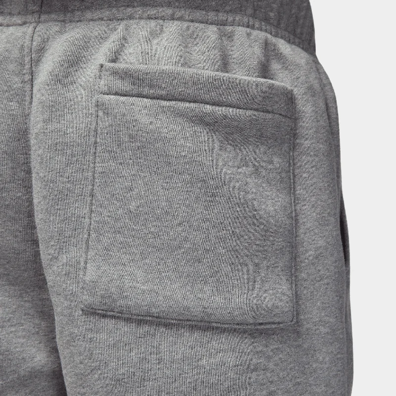 Jordan Essentials Fleece Pants Carbon Heather / Black - White