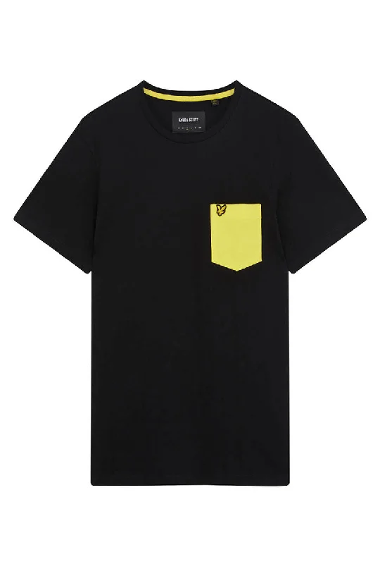 LYLE AND SCOTT CONTRAST POCKET TSHIRT