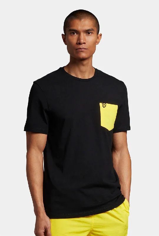 LYLE AND SCOTT CONTRAST POCKET TSHIRT