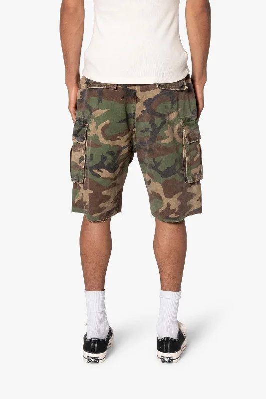 Ultra Baggy Cargo Shorts - Camo