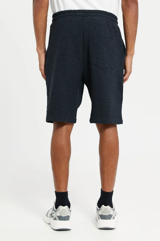 Men Charcoal Lounge Jogger Short