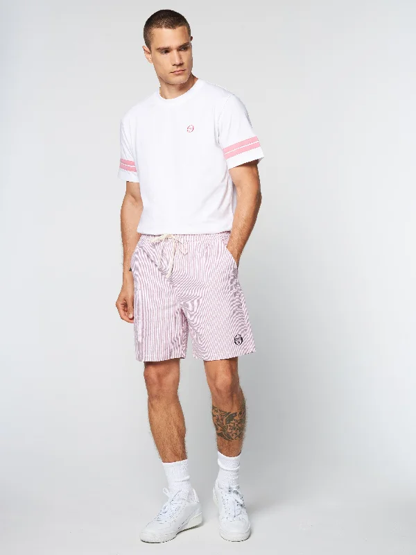 Cosimo Oxford Shorts- Wild Rose