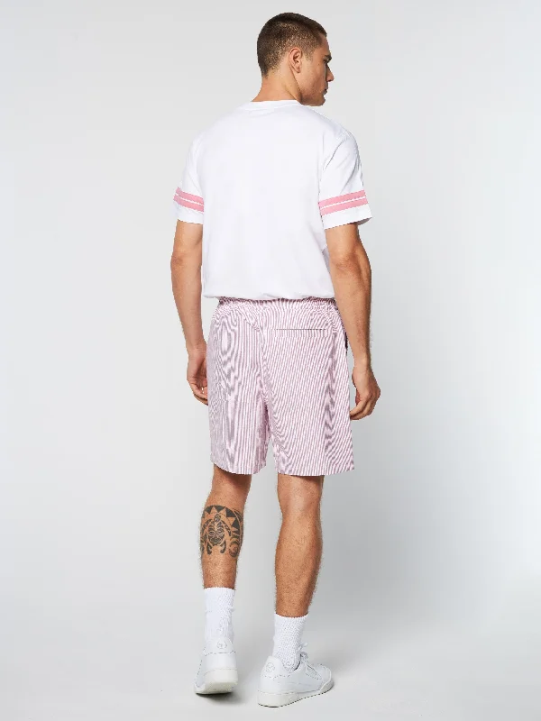 Cosimo Oxford Shorts- Wild Rose