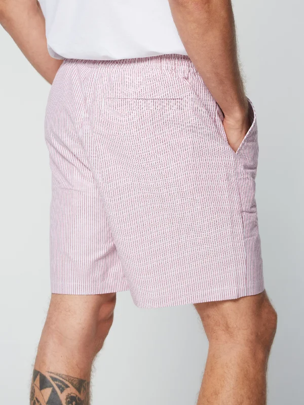 Cosimo Oxford Shorts- Wild Rose