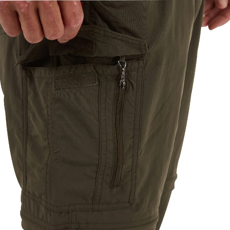 Craghoppers Nosilife Convertible II (Extra Long) Mens Walking Trousers - Green