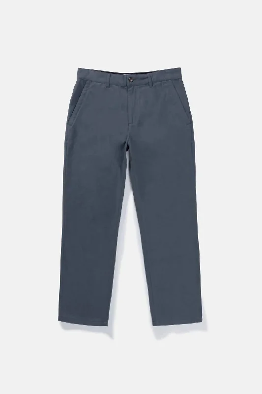 Essential Twill Trouser In Steel