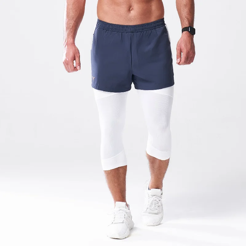 LAB360° 2-in-1 Legging Shorts - India Ink