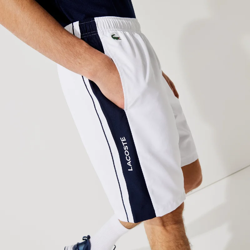 Lacoste Men’s SPORT Side-Stripe Lightweight Shorts