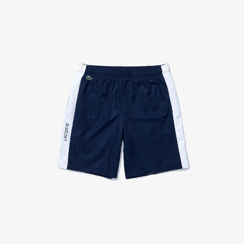 Lacoste Men’s SPORT Side-Stripe Lightweight Shorts