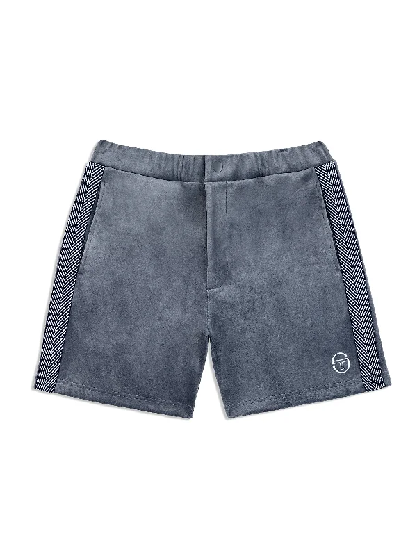 Maglia Velour Short- Grisaille