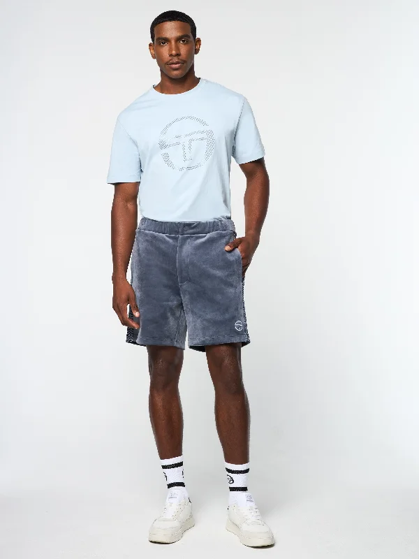 Maglia Velour Short- Grisaille