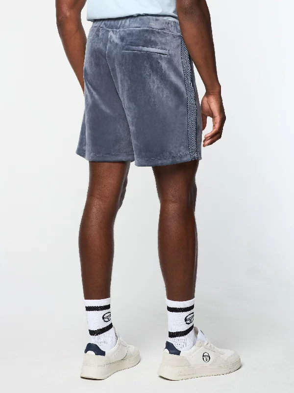 Maglia Velour Short- Grisaille