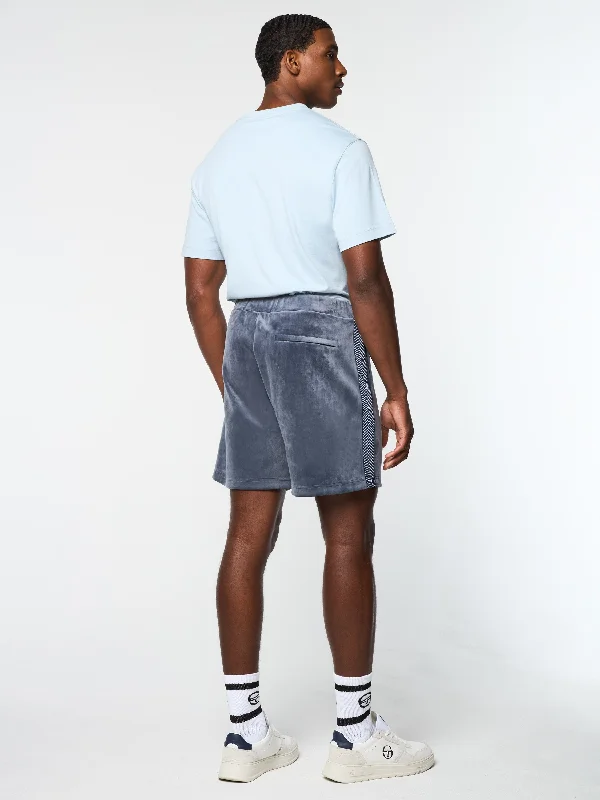 Maglia Velour Short- Grisaille