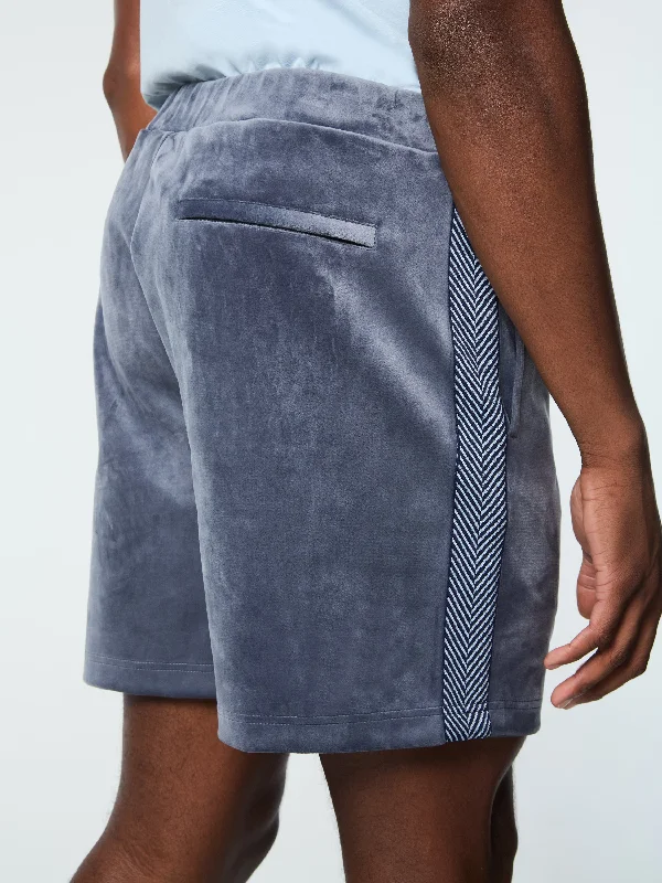 Maglia Velour Short- Grisaille