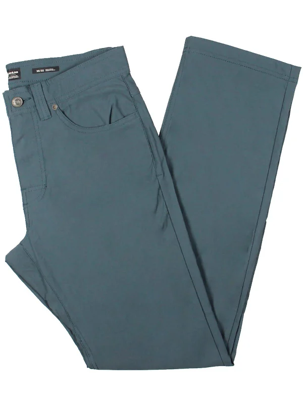 Mens Lightweight Rayon Straight Leg Pants