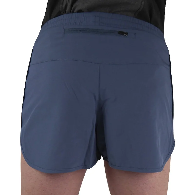 More Mile Racer Split Mens Running Shorts - Blue