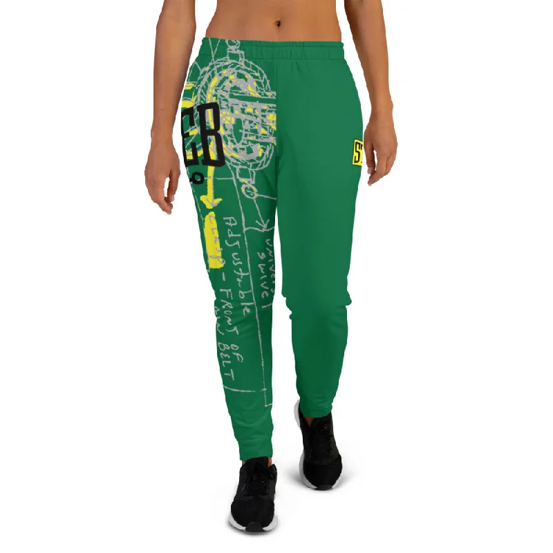 STREB/Voodo Fé Flying Machine Fall Colors Collection women's Joggers-Green