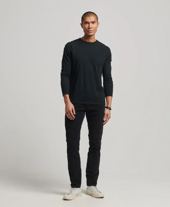 Studios Slim Cord Pants | Black