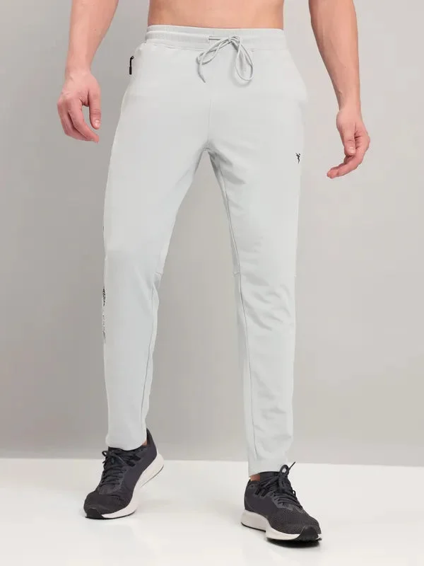 Men Solid Slim Fit Trackpants with ELASTO PLUS