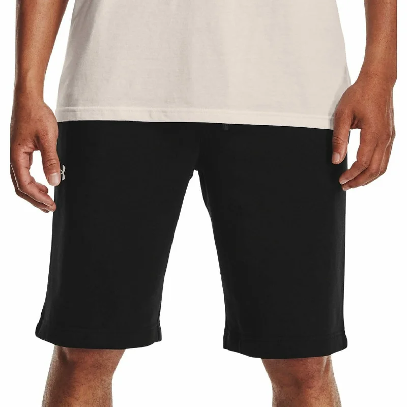 Under Armour Rival Mens Fleece Shorts - Black