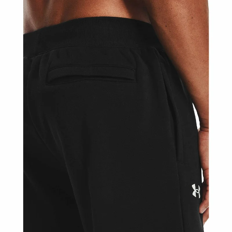 Under Armour Rival Mens Fleece Shorts - Black