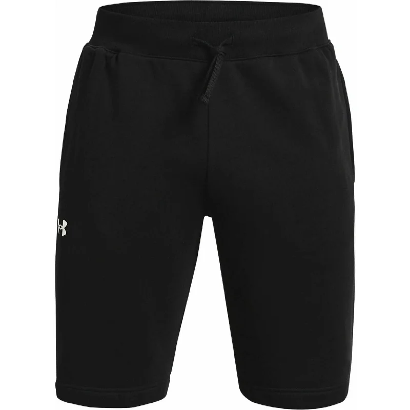 Under Armour Rival Mens Fleece Shorts - Black