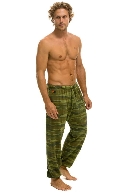 5 STRIPE SWEATPANTS - CAMO