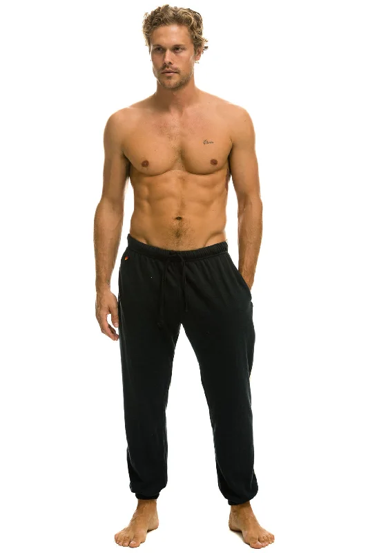 5 STRIPE SWEATPANTS - CHARCOAL // GREY