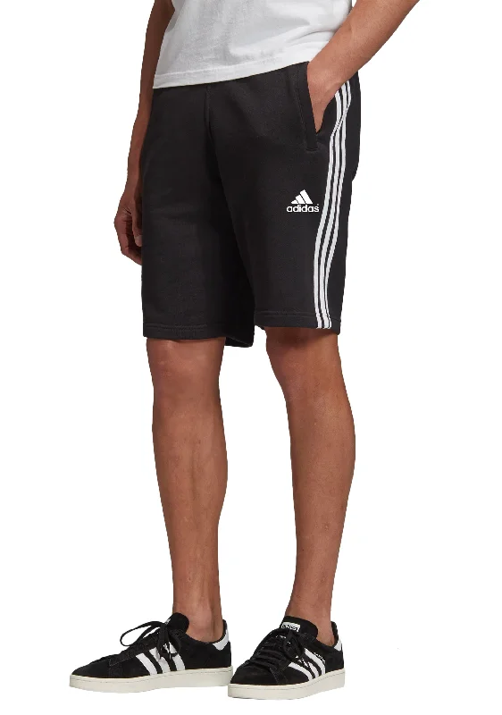 Adidas Mens Essentials French Terry 3-Stripes Shorts <br> GK9597