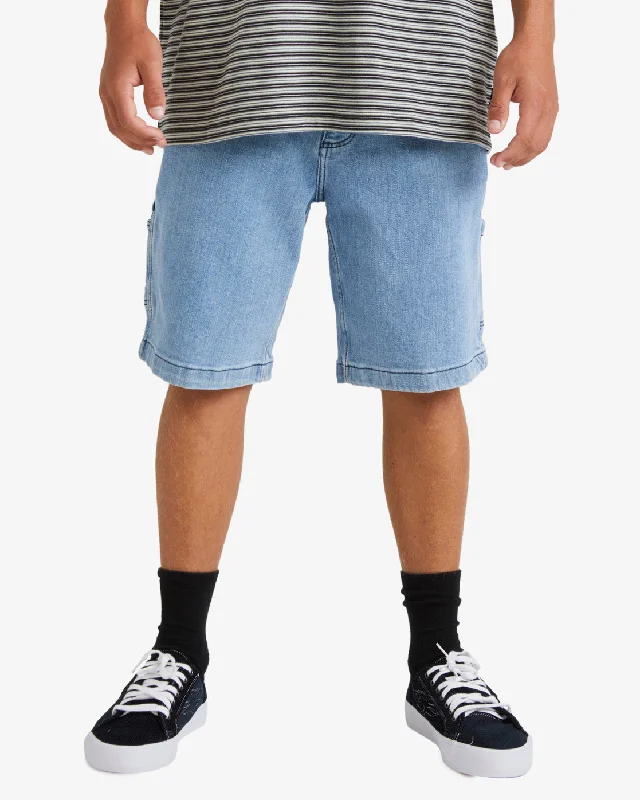 Bad Dog Denim Shorts - Indigo