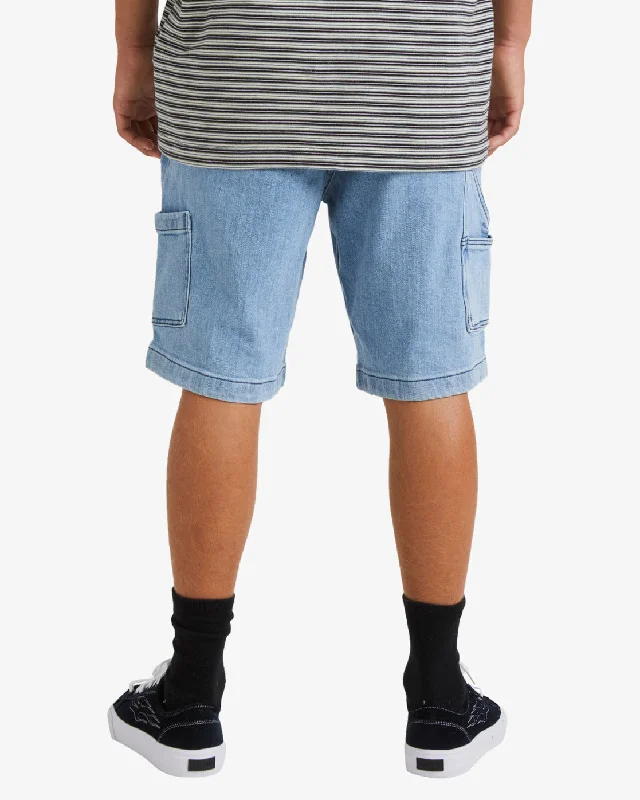 Bad Dog Denim Shorts - Indigo