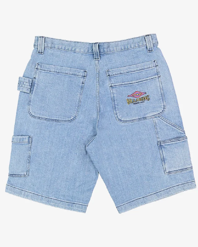 Bad Dog Denim Shorts - Indigo