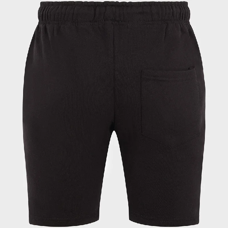 Black 2 Pocket Zip Shorts