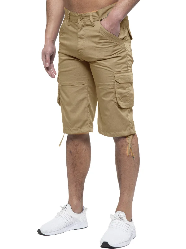 Enzo | Mens Cargo Combat Shorts