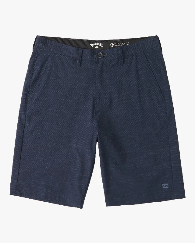 Crossfire Slub 21"" Hybrid Submersible Shorts - Navy