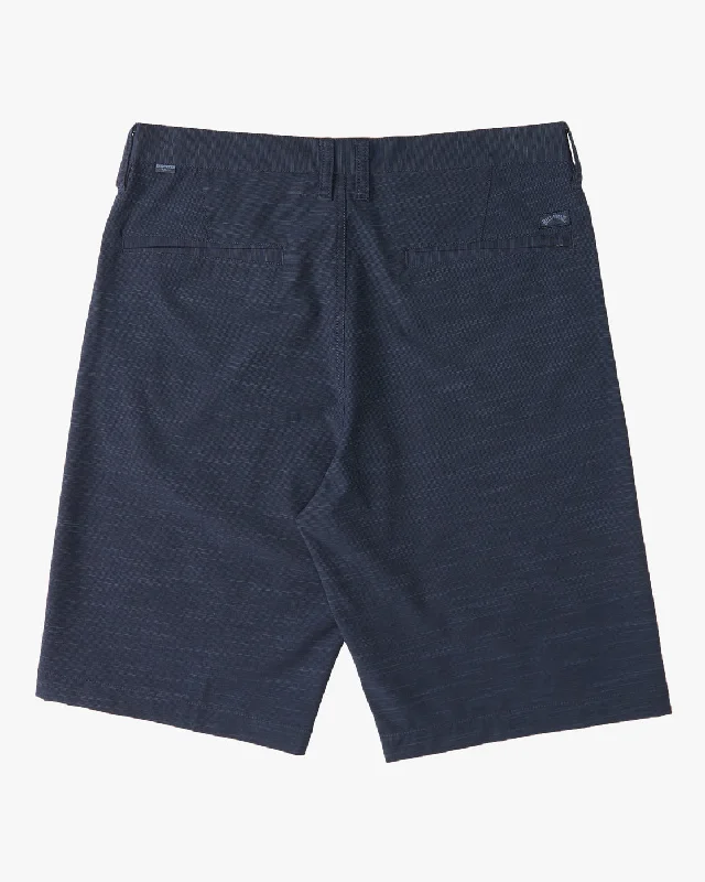 Crossfire Slub 21"" Hybrid Submersible Shorts - Navy