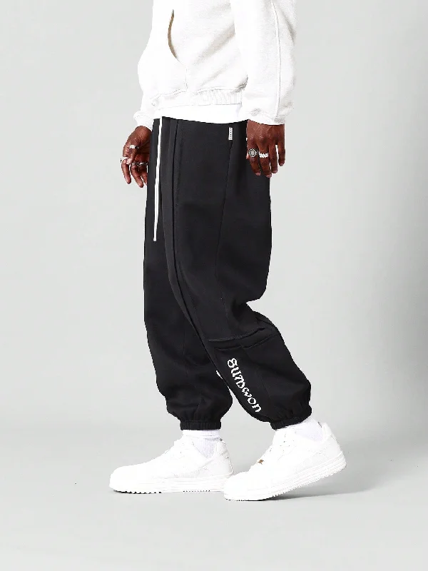 Cuffed Jogger With Seam Detail