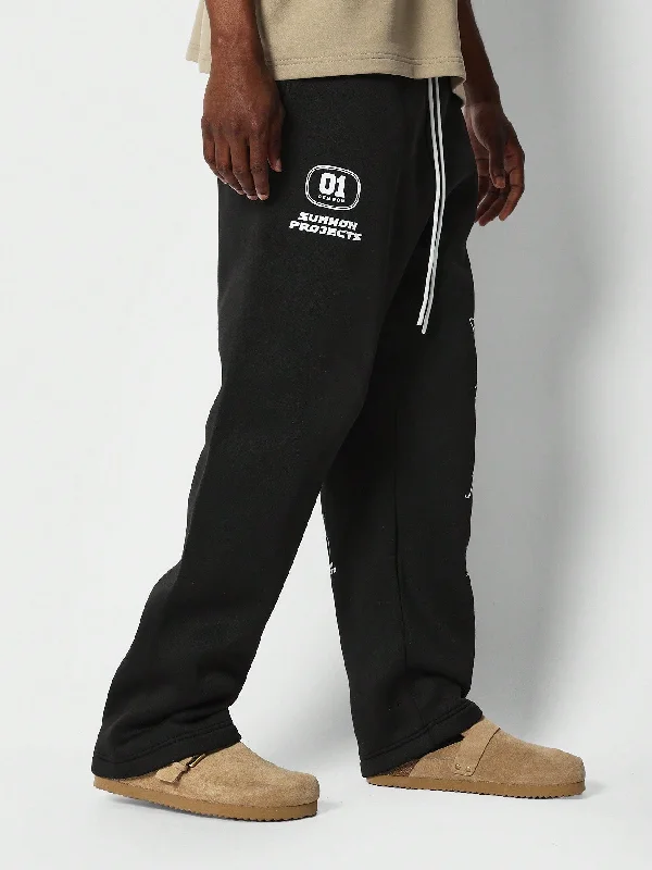 Drop Crotch Jogger Pants With Diamond Graphic