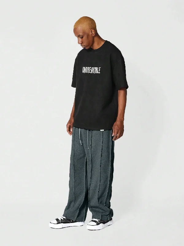 Drop Crotch Jogger With Exposed Seam College Ready